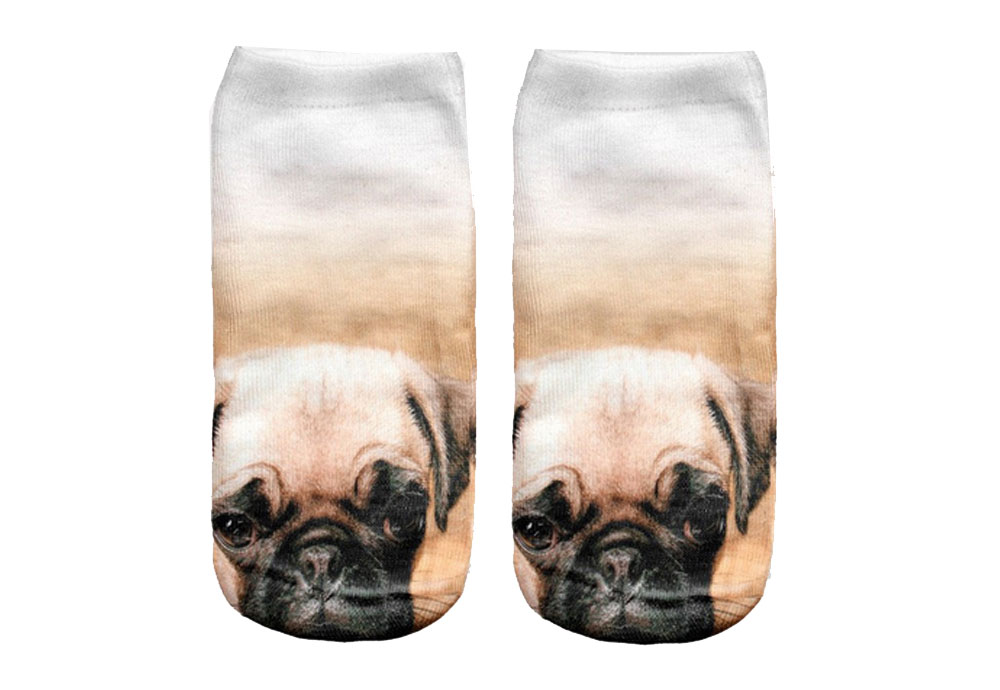 3D Digital Printed Kids Short Socks