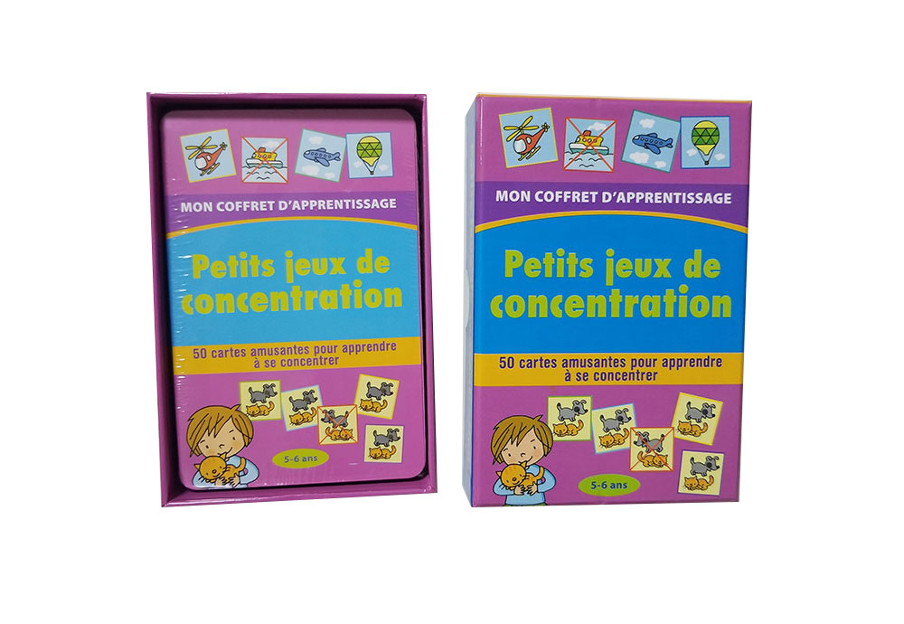 Children's intellectual game card
