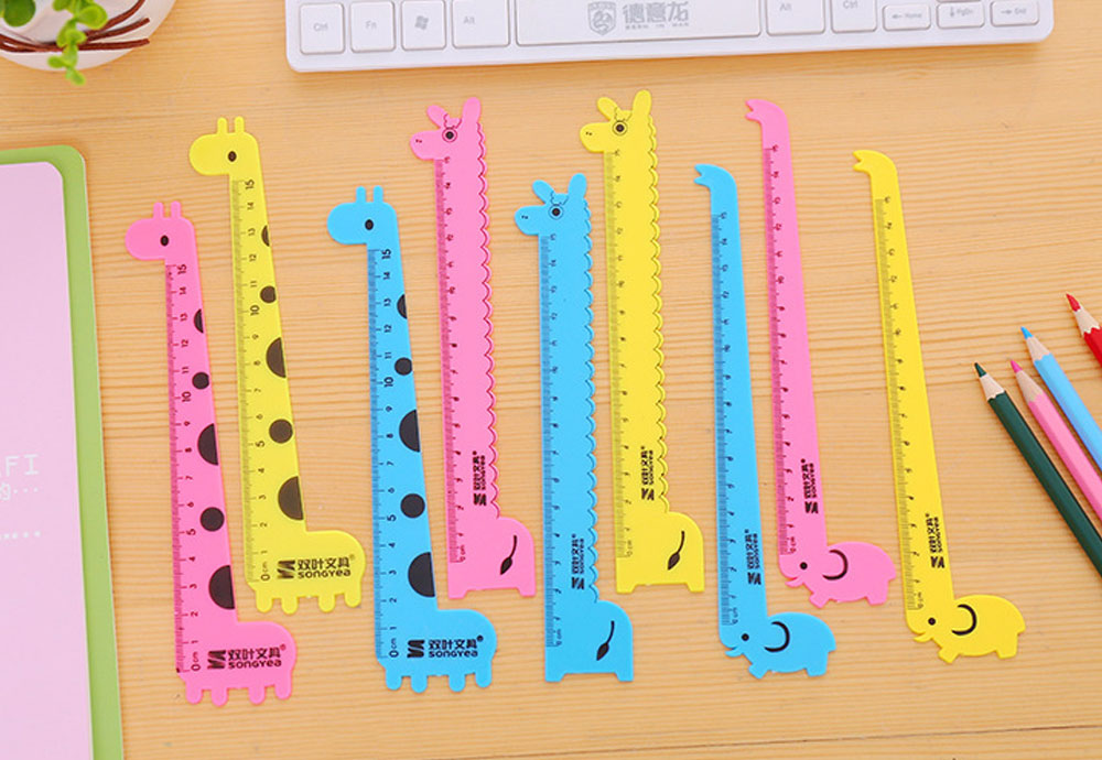  Cartoon Giraffe Shape Rulers