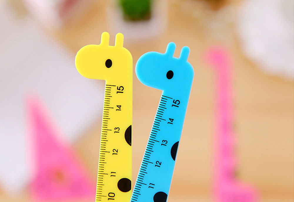  Cartoon Giraffe Shape Rulers Sets
