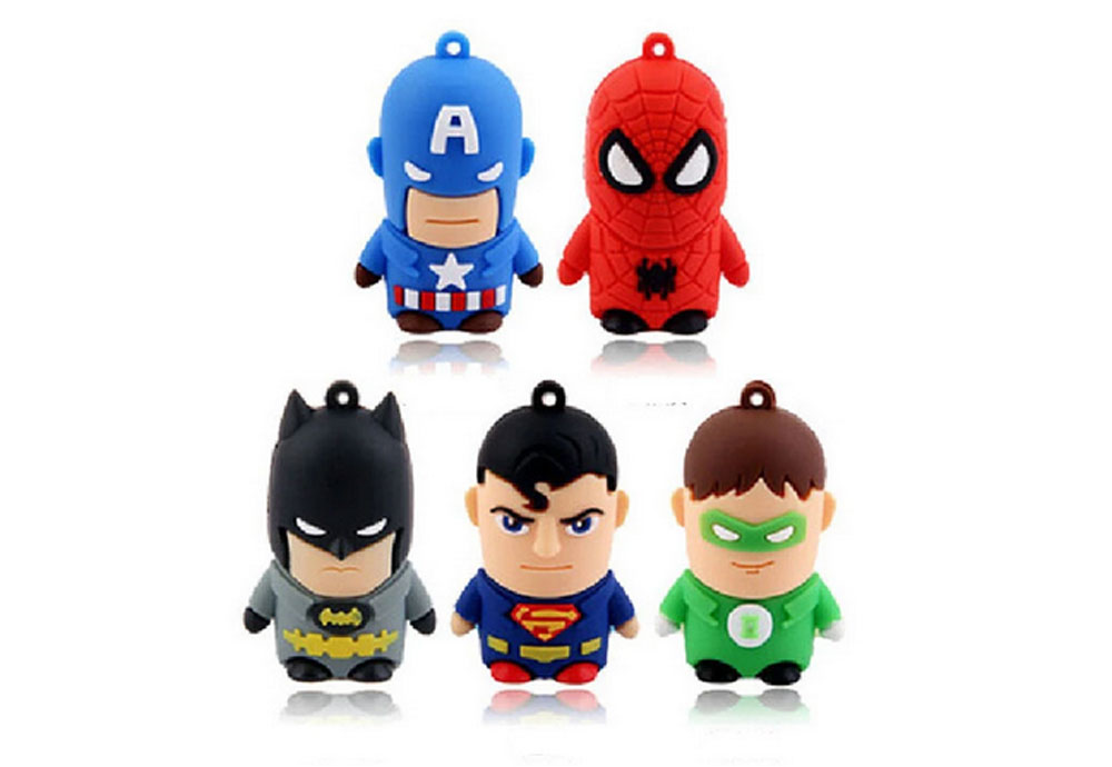 Cartoon Pen Drive USB 2.0 Custom Logo 8GB 16GB 32Gb 64 GB USB Flash Drive, Gift USB Stick