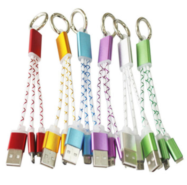Multi-functional Key Ring Mobile Phone Data Cable