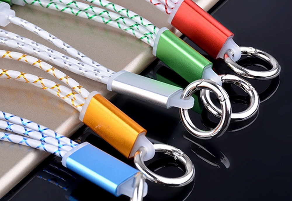 Multi-functional Key Ring Mobile Phone Data Cable