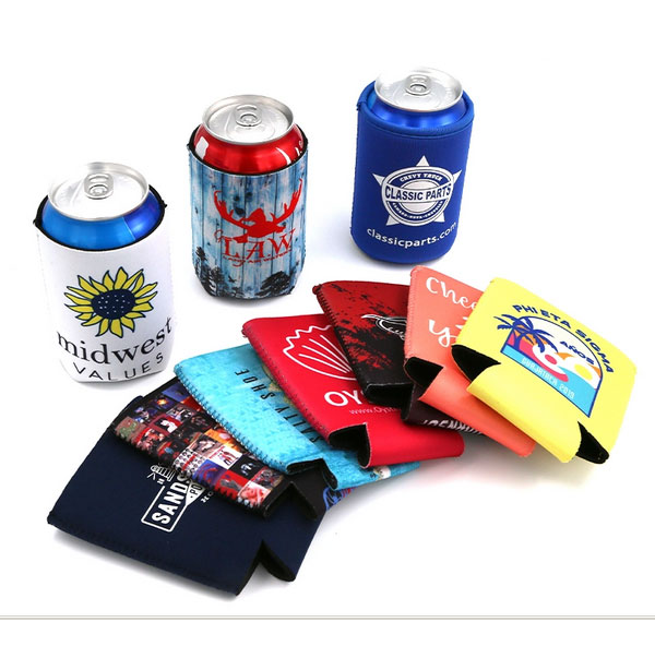 Hot Sale Promotional  Neoprene Can Cooler with Customized Logo Printing
