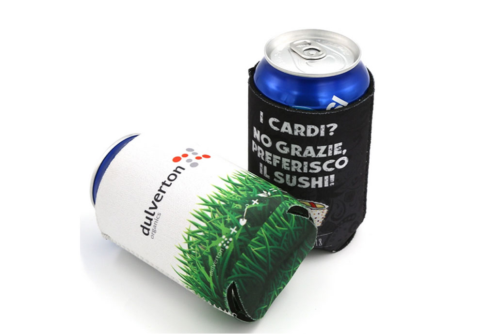 Hot Sale Promotional  Neoprene Can Cooler with Customized Logo Printing