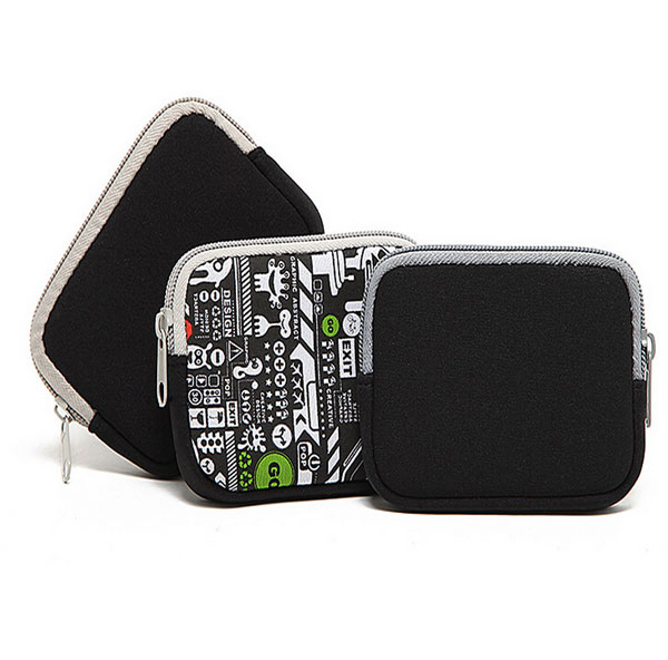 Promotional Neoprene Mini Coin Case,Sublimated Coin Purse