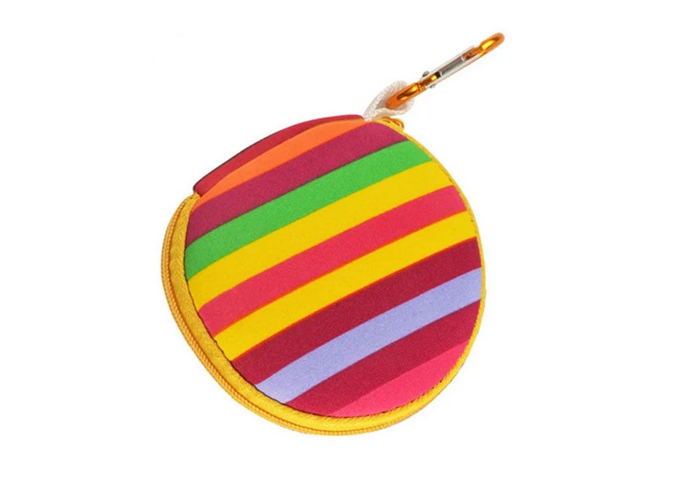 Promotional  Mini Coin Case,Sublimated Neoprene Coin Purse