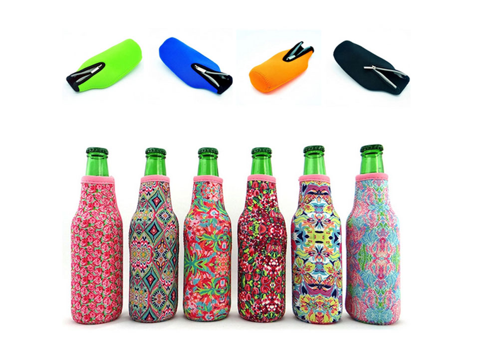 Wholesale 350ml Neoprene Beer Can Cooler Sleeve with Logo Printed for Promotional Selling     