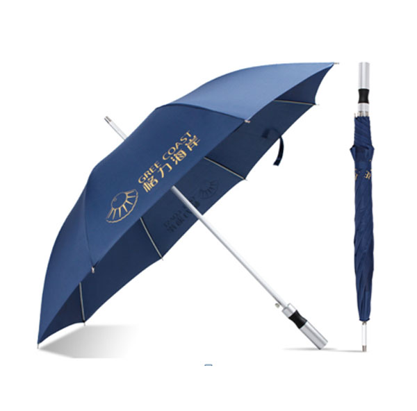 Wholesale Aluminum Alloy Rods Umbrella Metal Ribs Promotional Golf Umbrella with Logo Printing