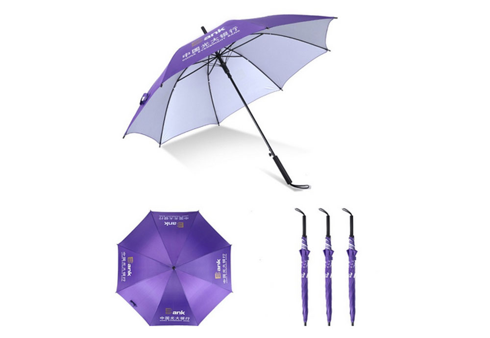 Customize Logo High Quality Manufacturer China Compact Universal Large Colors Straight Pongee Rainbow Custom Printed Umbrella
