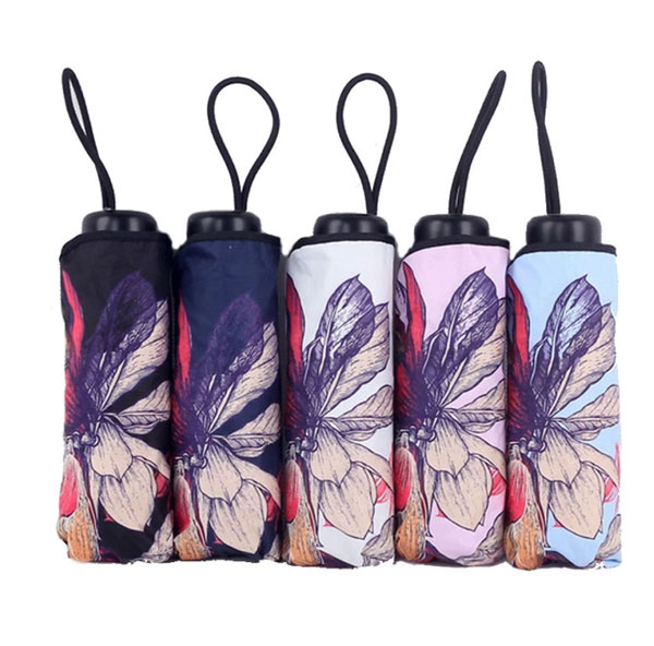 Hot Sales Windproof Auto Custom Compact Fold Umbrella 