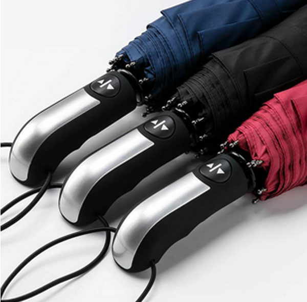 Strong 2 Fold UV Proof Men's Umbrella Support Logo Customization and Handle Customization 