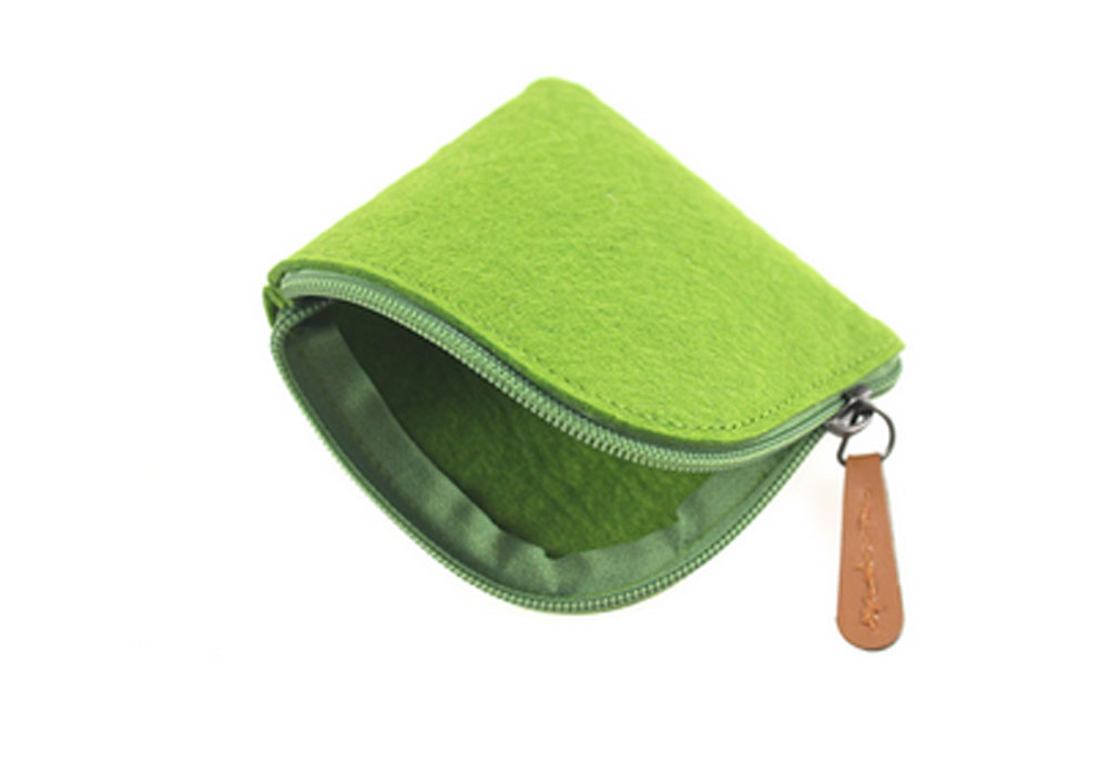 Triangular Mini felt Coin Purse