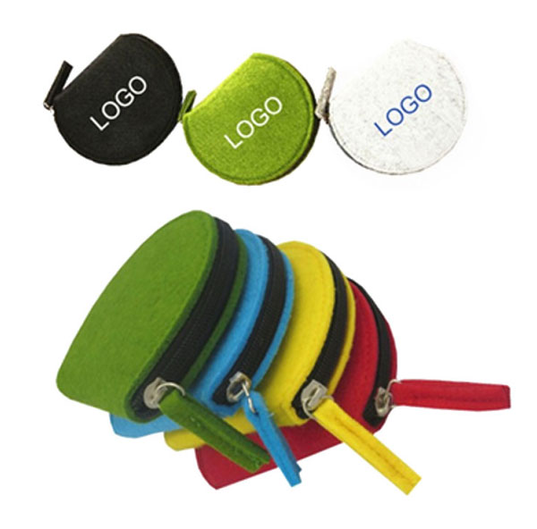 100% Polyester Felt Coin Purse