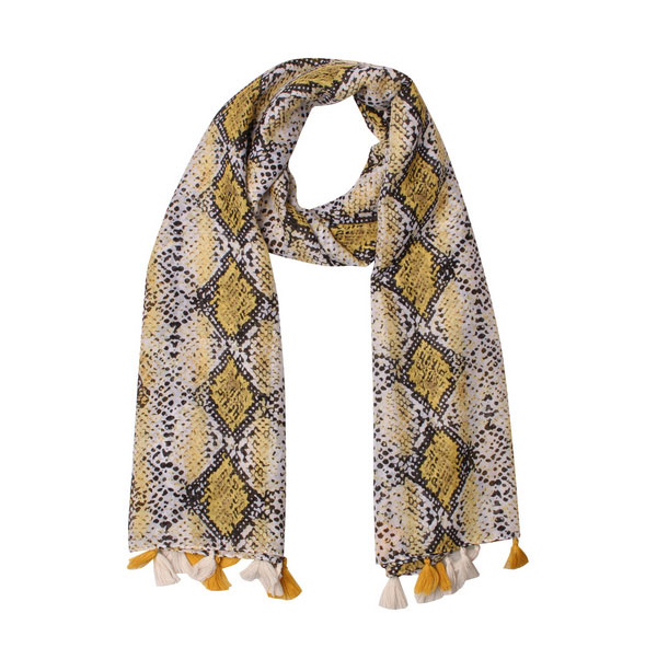 European and American Fashion Snake Pattern Scarf