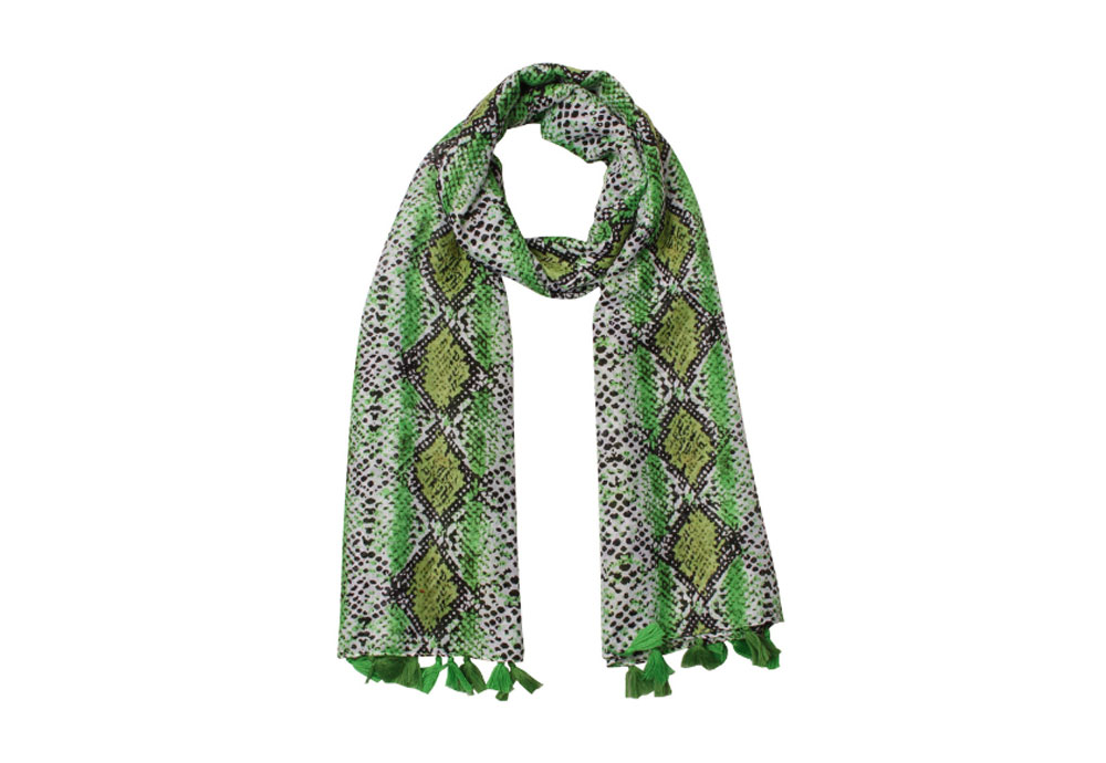 European and American Fashion Snake Pattern Scarf