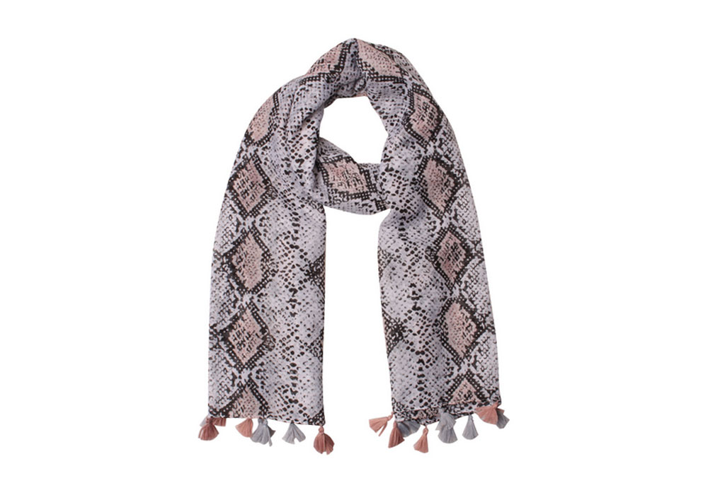 European and American Fashion Snake Pattern Scarf