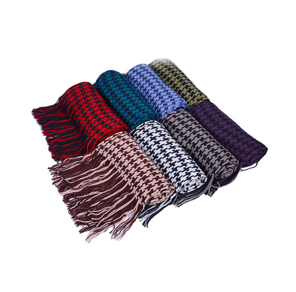 Men's Lattice Autumn and Winter Scarf
