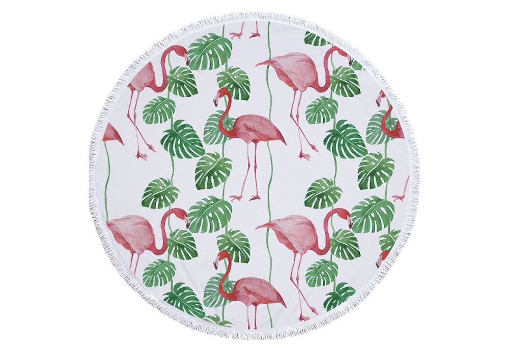 Round Microfiber Beach Towel