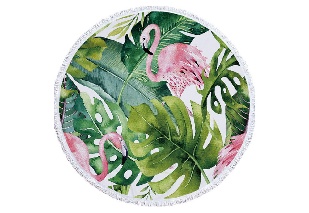 Round Microfiber Beach Towel