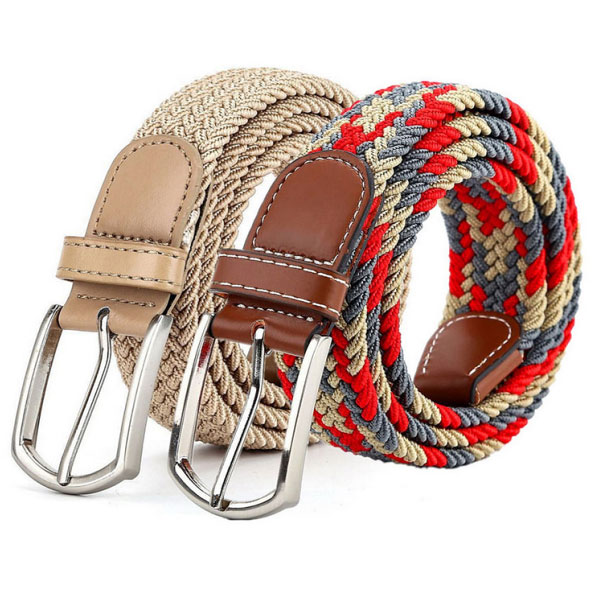 Canvas Woven Elastic Stretch Belts