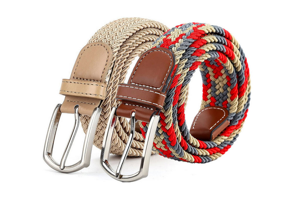 Canvas Woven Elastic Stretch Belts