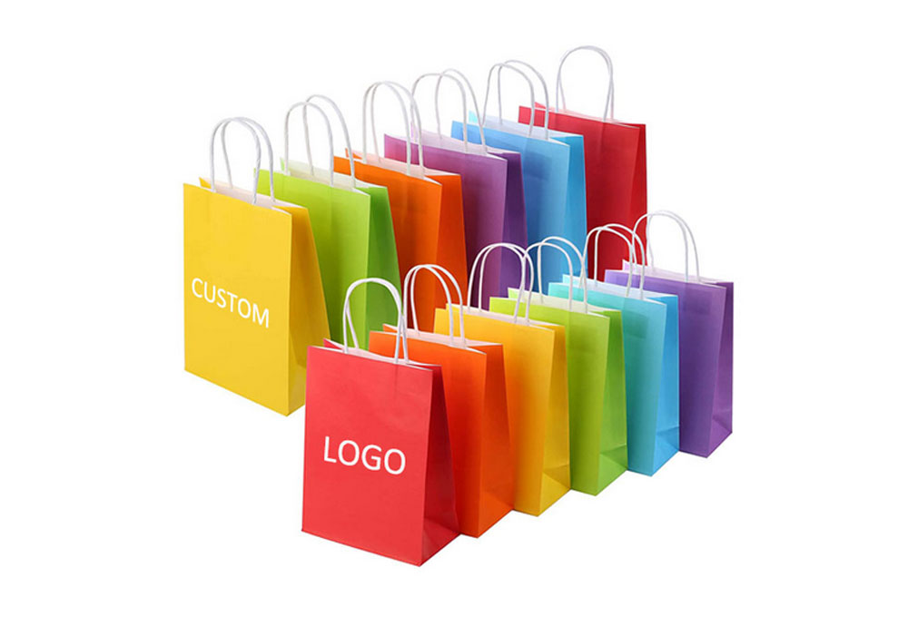 Recyclable Kraft Paper Bag  with Handles