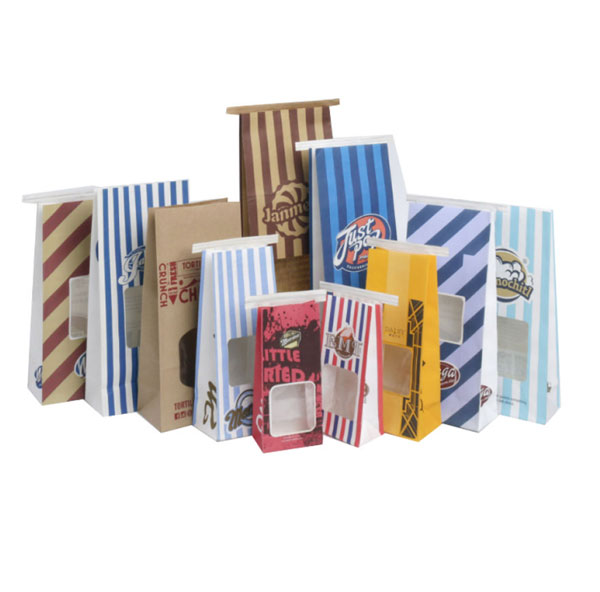 Food Grade Take Away Kraft Paper  Bag