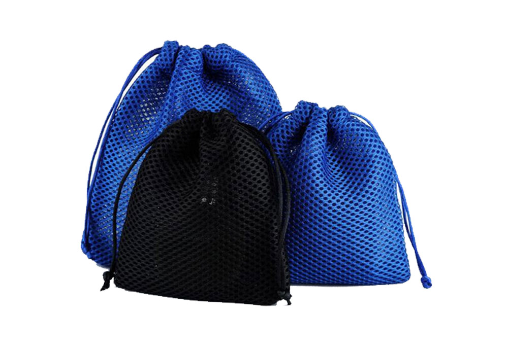 Customized Polyester Mesh Drawstring Pouch