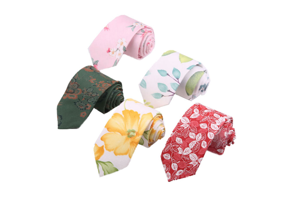  Customized Design Printed Cotton Neck Ties