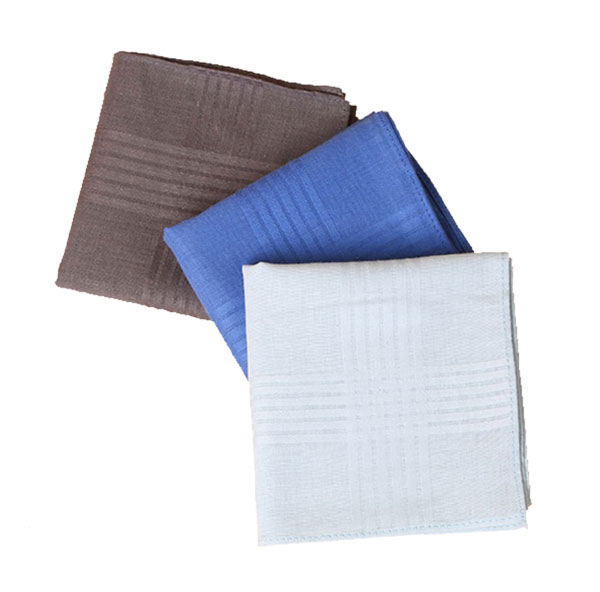 40*40cm 100% Cotton Men's Hankie