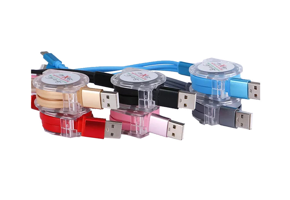 Retractable Multi USB Charging Cable 
