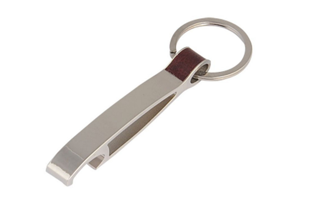 Metal Opener with Key Ring