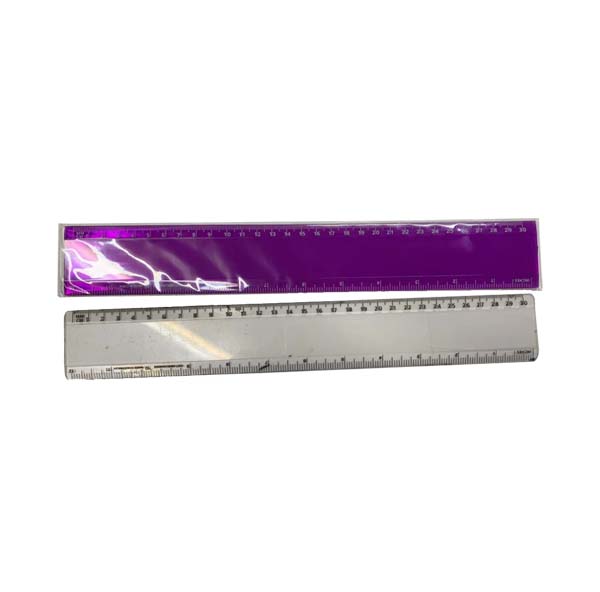 Promotional Transparent PS Material Clear Scale Straight Ruler 