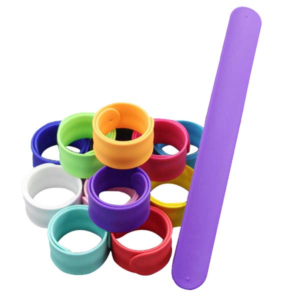 Plastic flexible magnetic rulers Silicone Ruler slap bracelet