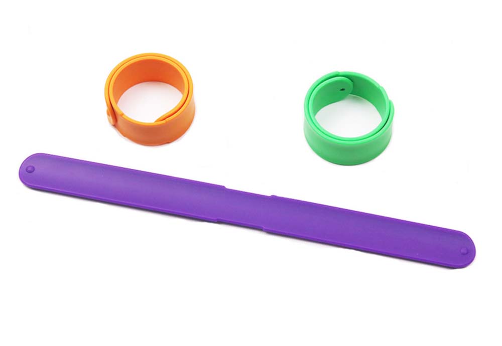 Plastic flexible magnetic rulers Silicone Ruler slap bracelet