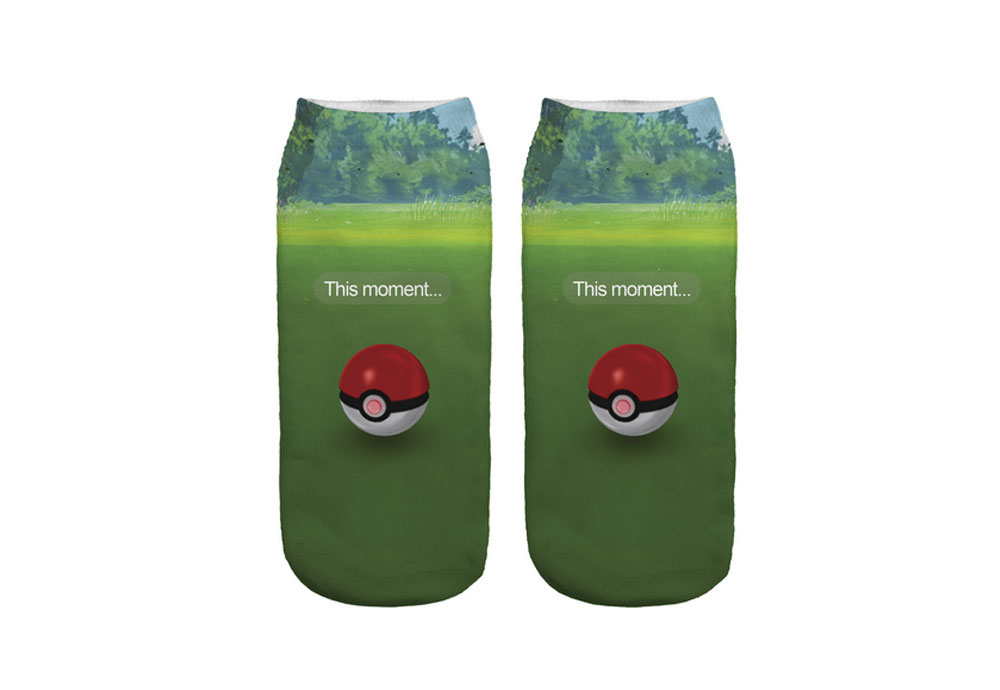 3D Digital Printed Kids Short Socks
