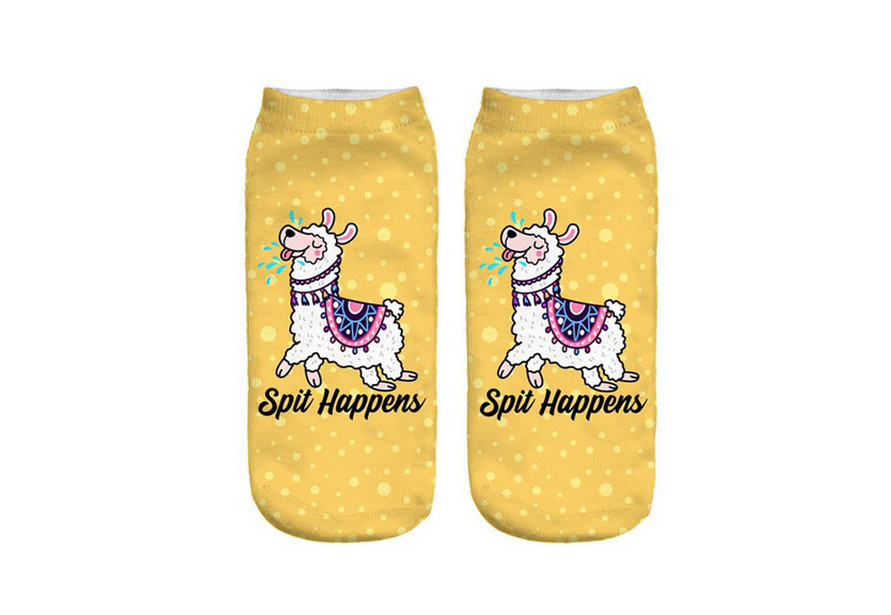 3D Digital Printed Kids Short Socks
