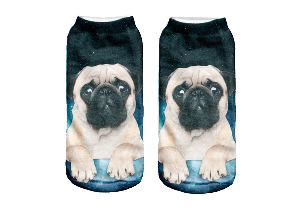 3D Digital Printed Kids Short Socks