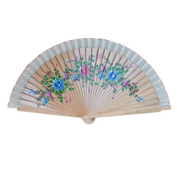 Fashion Customized Handmade Printed Wooden Folding Fan