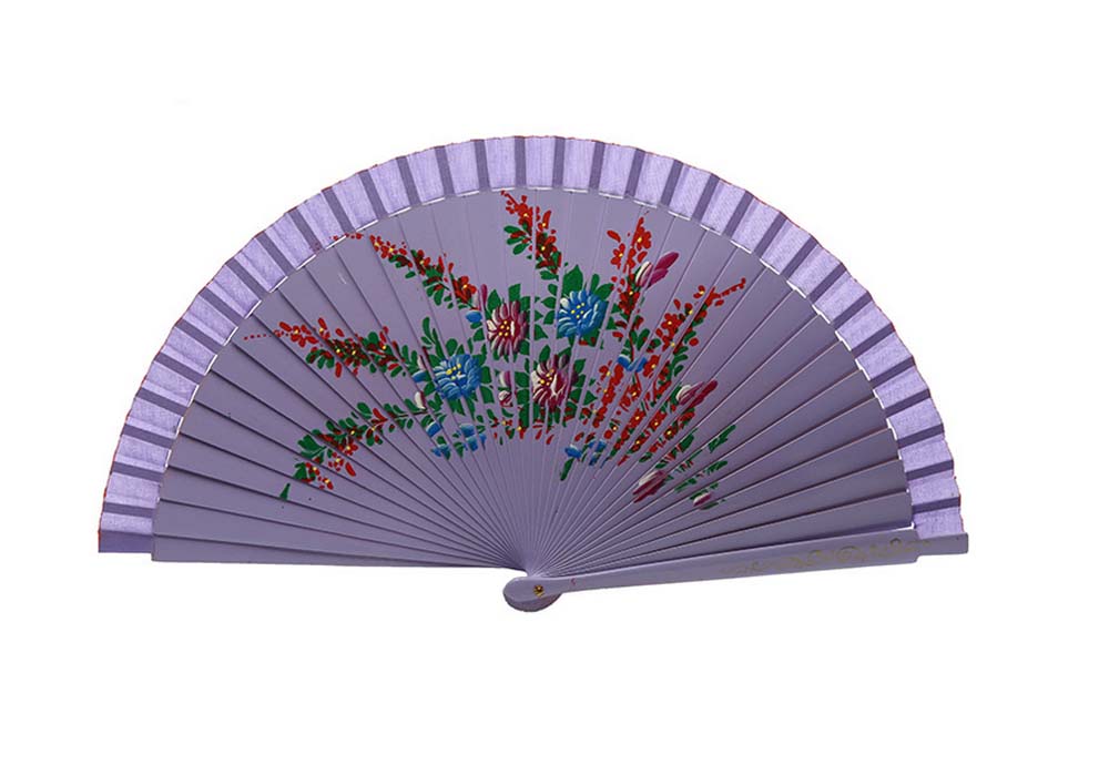 Fashion Customized Handmade Printed Wooden Folding Fan