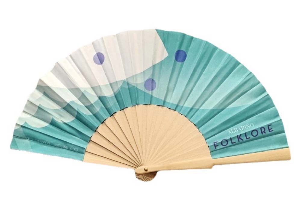 Customized Printed Wood Folding Hand Fan 